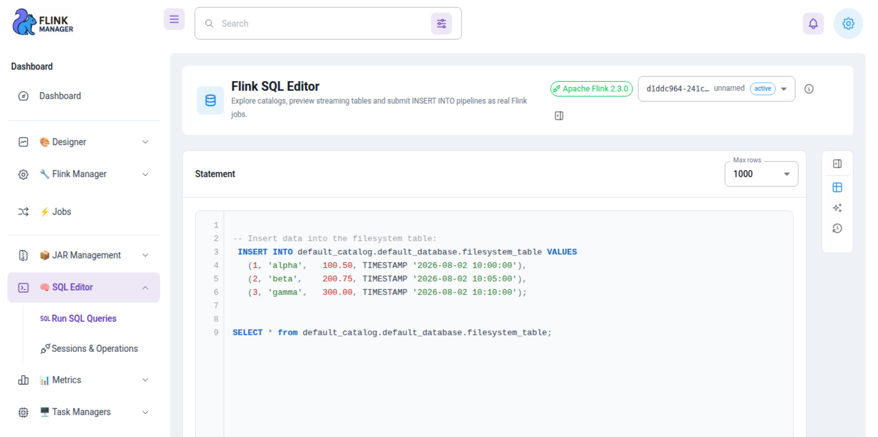 SQL Editor